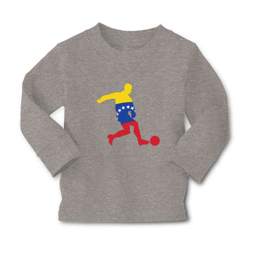 Baby Clothes Soccer Player Venezuela Sports Soccer Boy & Girl Clothes Cotton