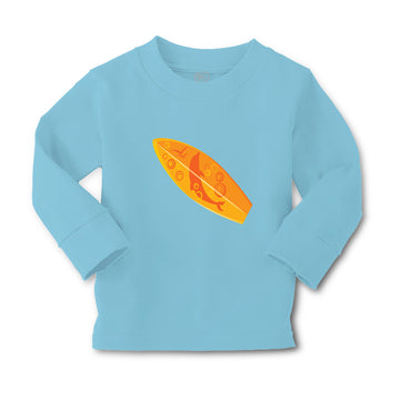 Baby Clothes Surf Board with Dolphin Sports Surfing Boy & Girl Clothes Cotton