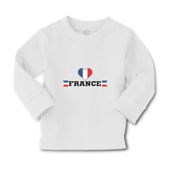 Baby Clothes An Heart France Flag Boy & Girl Clothes Cotton - Cute Rascals