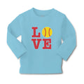 Baby Clothes Love Sports Baseball Ball Boy & Girl Clothes Cotton