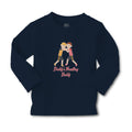 Baby Clothes Daddy's Wrestling Buddy Sports Name Boys Fighting Cotton