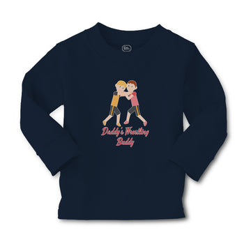Baby Clothes Daddy's Wrestling Buddy Sports Name Boys Fighting Cotton