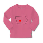 Baby Clothes Iowa Heart Love States Boy & Girl Clothes Cotton - Cute Rascals