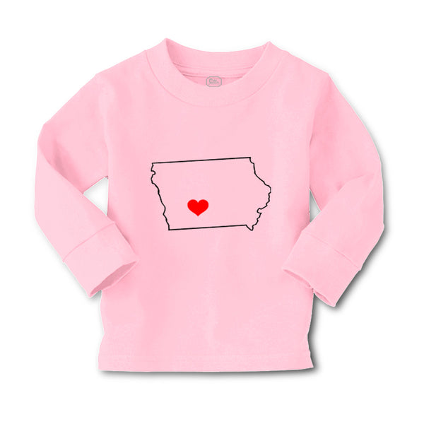 Baby Clothes Iowa Heart Love States Boy & Girl Clothes Cotton - Cute Rascals