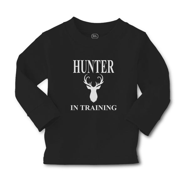 Baby Clothes Hunter in Training with Silhouette Deer Head and Horns Cotton - Cute Rascals