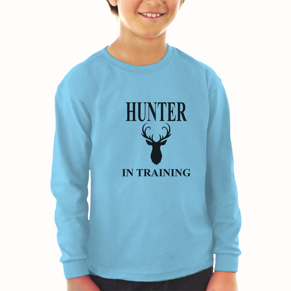 Baby Clothes Hunter in Training with Silhouette Deer Head and Horns Cotton - Cute Rascals