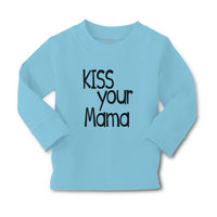 Baby Clothes Kiss Your Mama Love Mother Silhouette Boy & Girl Clothes Cotton - Cute Rascals