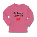 Baby Clothes My Auntie Loves Me An Heart Symbol with Arrow Boy & Girl Clothes
