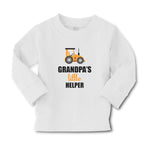 Baby Clothes Grandpa's Little Helper Vehicle Tractor Boy & Girl Clothes Cotton - Cute Rascals