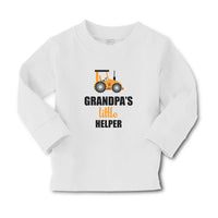 Baby Clothes Grandpa's Little Helper Vehicle Tractor Boy & Girl Clothes Cotton - Cute Rascals