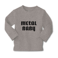 Baby Clothes Metal Baby Text Silhouette Funny Boy & Girl Clothes Cotton - Cute Rascals