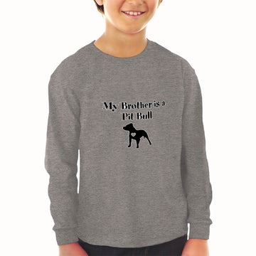 Baby Clothes My Brother Is A Pitbull Dog Lover Pet Boy & Girl Clothes Cotton