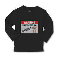 Baby Clothes Warning Protected by Beagle Dog Lover Pet Boy & Girl Clothes Cotton - Cute Rascals