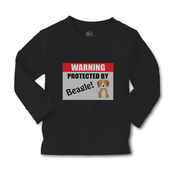 Baby Clothes Warning Protected by Beagle Dog Lover Pet Boy & Girl Clothes Cotton - Cute Rascals