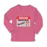 Baby Clothes Warning Protected by Beagle Dog Lover Pet Boy & Girl Clothes Cotton - Cute Rascals
