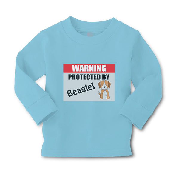 Baby Clothes Warning Protected by Beagle Dog Lover Pet Boy & Girl Clothes Cotton - Cute Rascals
