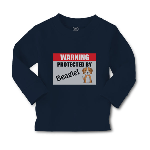 Baby Clothes Warning Protected by Beagle Dog Lover Pet Boy & Girl Clothes Cotton - Cute Rascals