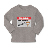 Baby Clothes Warning Protected by Beagle Dog Lover Pet Boy & Girl Clothes Cotton - Cute Rascals