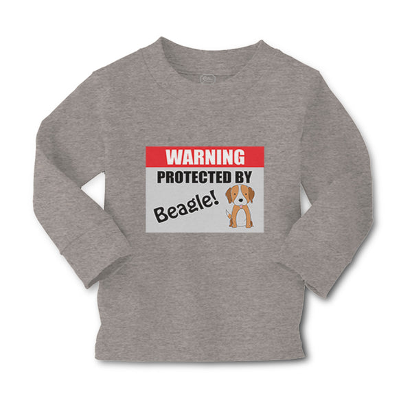Baby Clothes Warning Protected by Beagle Dog Lover Pet Boy & Girl Clothes Cotton - Cute Rascals