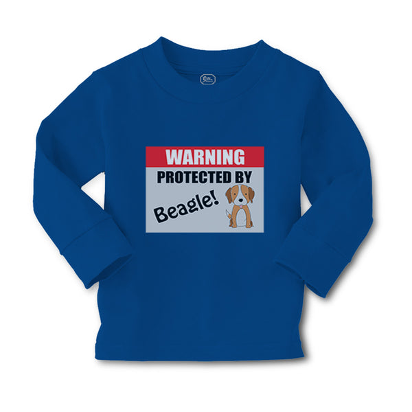 Baby Clothes Warning Protected by Beagle Dog Lover Pet Boy & Girl Clothes Cotton - Cute Rascals