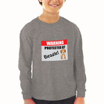 Baby Clothes Warning Protected by Beagle Dog Lover Pet Boy & Girl Clothes Cotton - Cute Rascals
