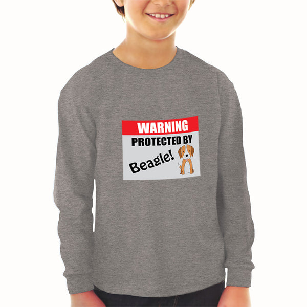 Baby Clothes Warning Protected by Beagle Dog Lover Pet Boy & Girl Clothes Cotton - Cute Rascals