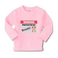 Baby Clothes Warning Protected by Beagle Dog Lover Pet Boy & Girl Clothes Cotton - Cute Rascals