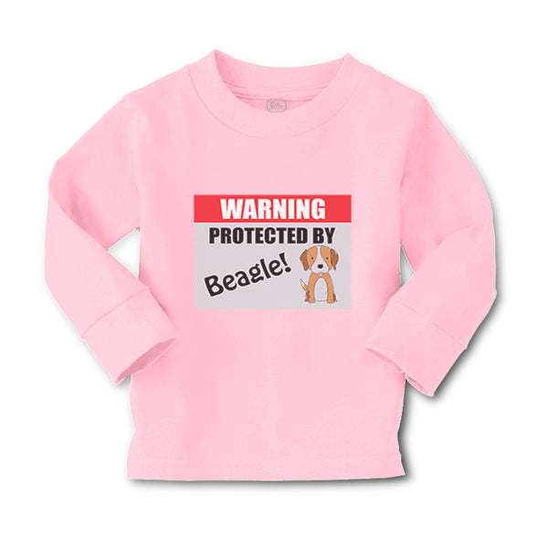 Baby Clothes Warning Protected by Beagle Dog Lover Pet Boy & Girl Clothes Cotton - Cute Rascals