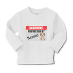 Baby Clothes Warning Protected by Beagle Dog Lover Pet Boy & Girl Clothes Cotton - Cute Rascals