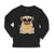 Baby Clothes Pug with A Hat Dog Lover Pet Boy & Girl Clothes Cotton - Cute Rascals