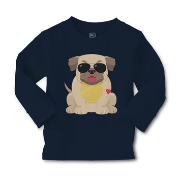 Baby Clothes Pug with A Hat Dog Lover Pet Boy & Girl Clothes Cotton