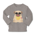 Baby Clothes Pug with A Hat Dog Lover Pet Boy & Girl Clothes Cotton