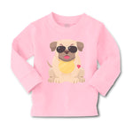 Baby Clothes Pug with A Hat Dog Lover Pet Boy & Girl Clothes Cotton - Cute Rascals