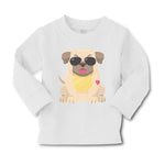 Baby Clothes Pug with A Hat Dog Lover Pet Boy & Girl Clothes Cotton - Cute Rascals