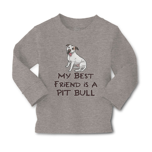 Baby Clothes My Best Friend Is A Pit Bull Dog Lover Pet Boy & Girl Clothes - Cute Rascals