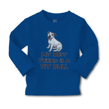 Baby Clothes My Best Friend Is A Pit Bull Dog Lover Pet Boy & Girl Clothes