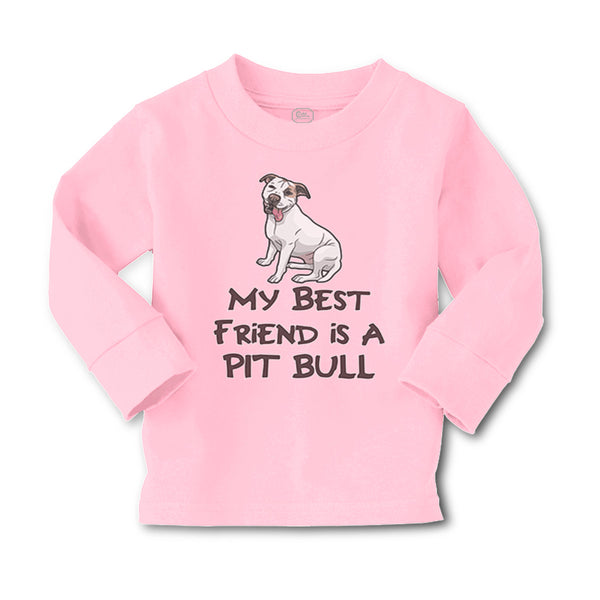 Baby Clothes My Best Friend Is A Pit Bull Dog Lover Pet Boy & Girl Clothes - Cute Rascals