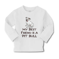 Baby Clothes My Best Friend Is A Pit Bull Dog Lover Pet Boy & Girl Clothes - Cute Rascals