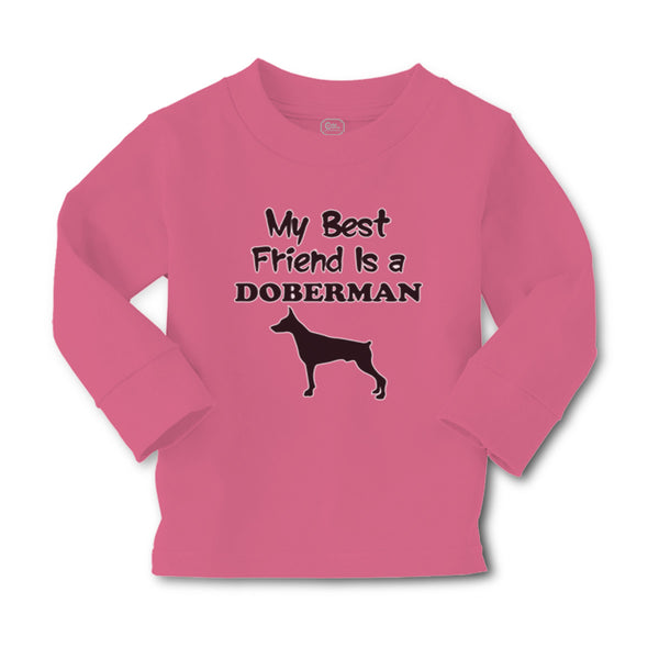 Baby Clothes My Best Friend Is A Doberman Dog Lover Pet Boy & Girl Clothes - Cute Rascals