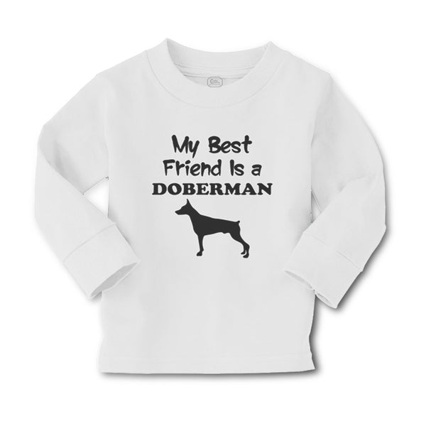 Baby Clothes My Best Friend Is A Doberman Dog Lover Pet Boy & Girl Clothes - Cute Rascals