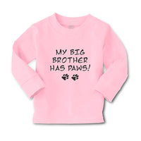 Baby Clothes My Big Brother Has Paws Dog Lover Pet Boy & Girl Clothes Cotton - Cute Rascals