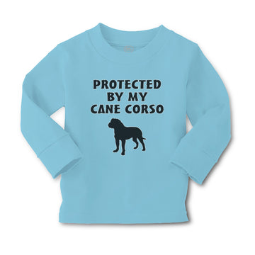 Baby Clothes Protected by My Cane Corso Dog Lover Pet Boy & Girl Clothes Cotton