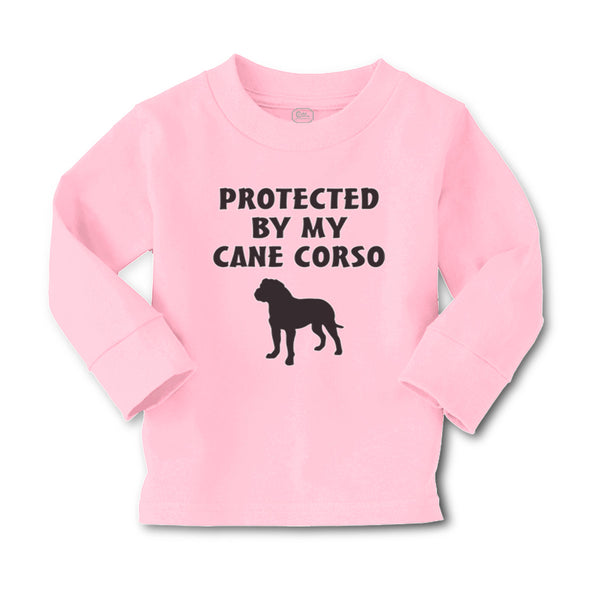 Baby Clothes Protected by My Cane Corso Dog Lover Pet Boy & Girl Clothes Cotton - Cute Rascals