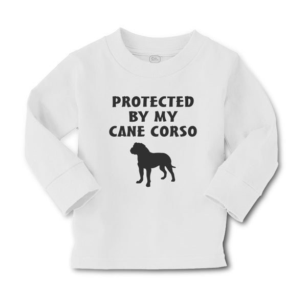 Baby Clothes Protected by My Cane Corso Dog Lover Pet Boy & Girl Clothes Cotton - Cute Rascals