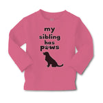Baby Clothes My Sibling Has Paws Dog Lover Pet Boy & Girl Clothes Cotton - Cute Rascals