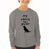 Baby Clothes My Sibling Has Paws Dog Lover Pet Boy & Girl Clothes Cotton - Cute Rascals