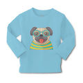 Baby Clothes Geek Pug Dog Lover Pet Boy & Girl Clothes Cotton