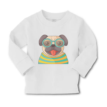 Baby Clothes Geek Pug Dog Lover Pet Boy & Girl Clothes Cotton
