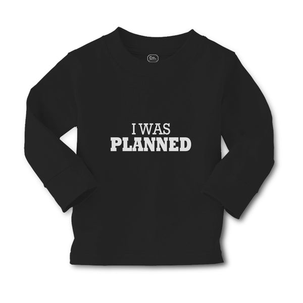 Baby Clothes I Was Planned Silhouette Text Boy & Girl Clothes Cotton - Cute Rascals