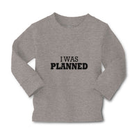 Baby Clothes I Was Planned Silhouette Text Boy & Girl Clothes Cotton - Cute Rascals